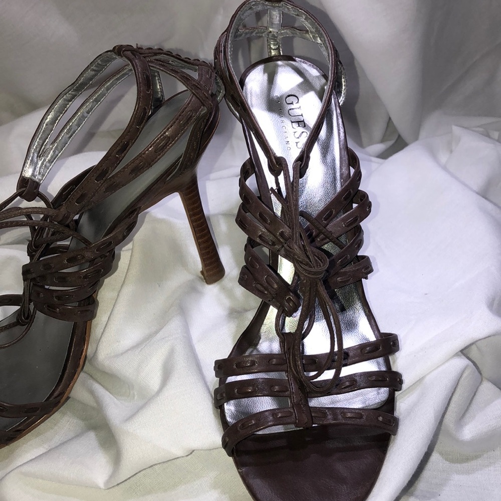 Guess Strappy Ben Leather Sandals